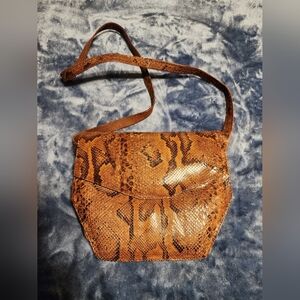 VINTAGE MADE IN SENEGAL PHYTHON PURSE